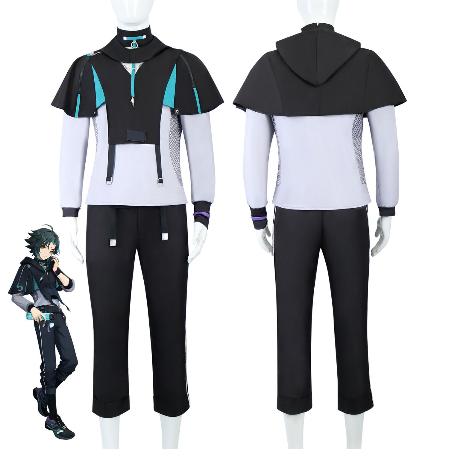 Halloween XIAO Costumes Game G - Anime Cosplay Outfits Male 评论和价格