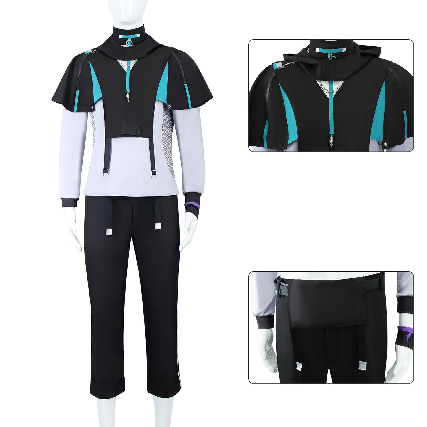 Halloween XIAO Costumes Game G - Anime Cosplay Outfits Male 评论和价格