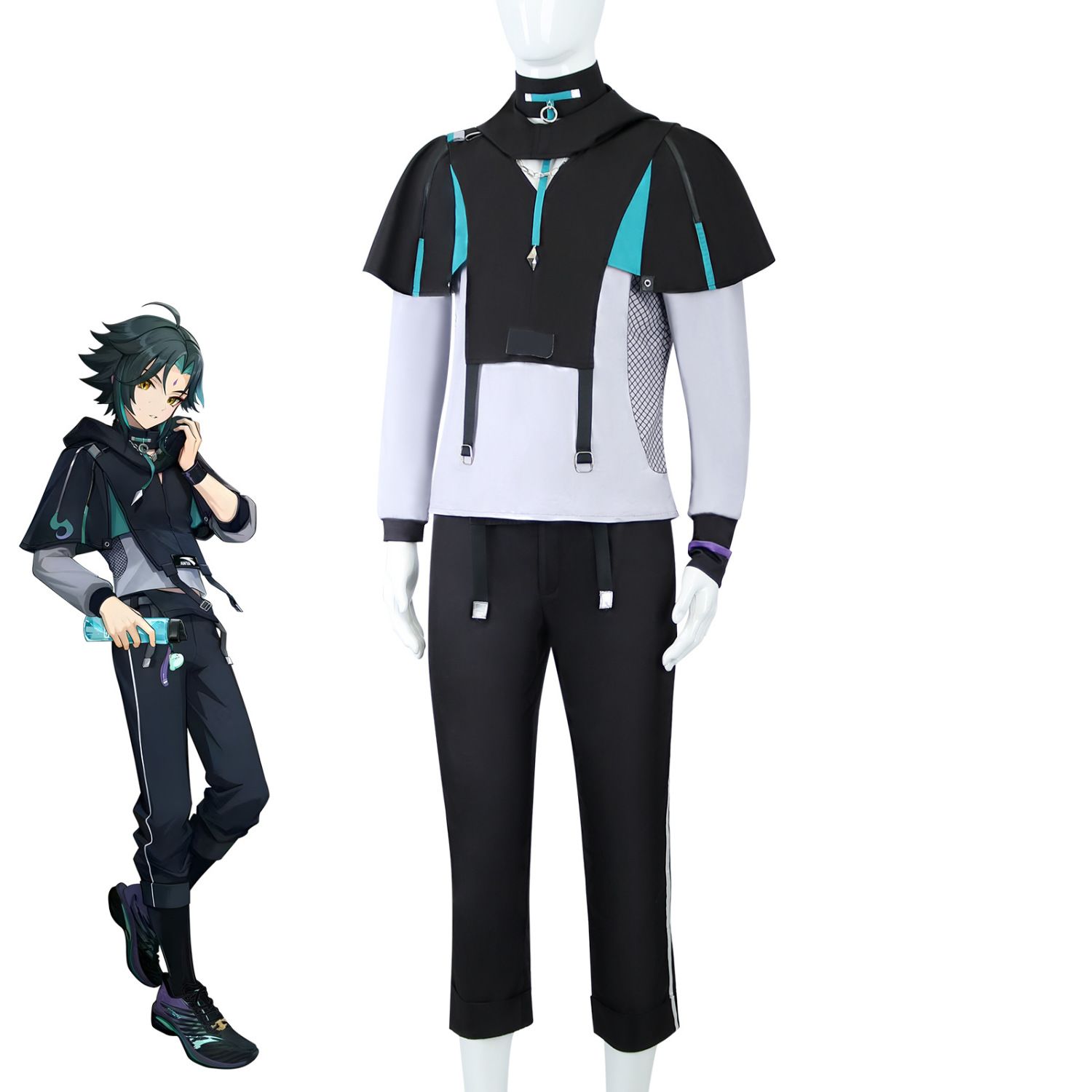 Halloween XIAO Costumes Game G - Anime Cosplay Outfits Male 评论和价格