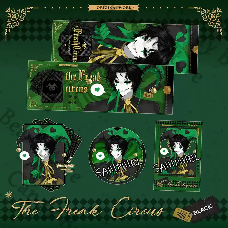 Anime ‌The Freak Circus Pierro - Anime Cosplay Images 评论和价格