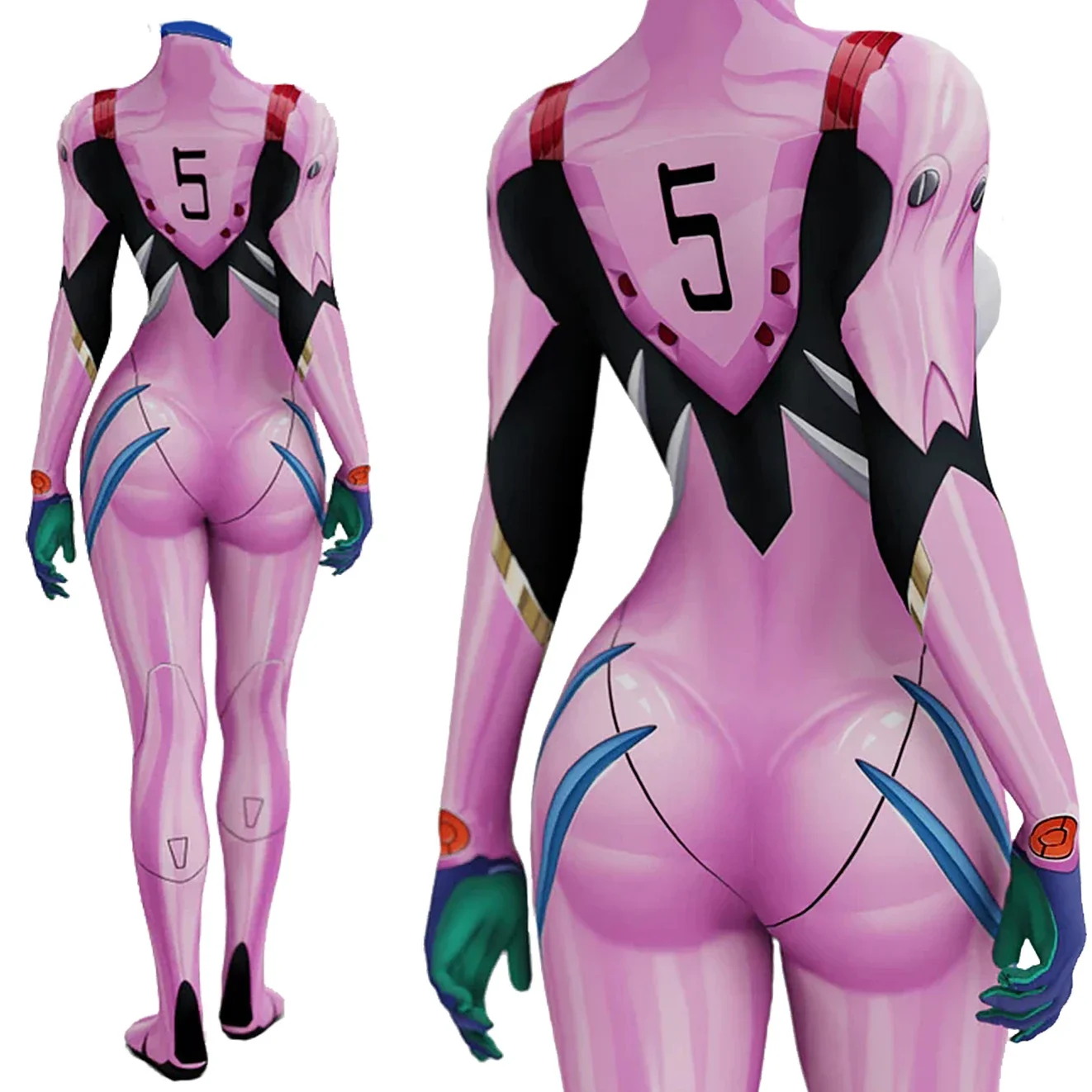 Anime EVA 05 Makinami Cosplay  - Anime Cosplay Girl 评论和价格
