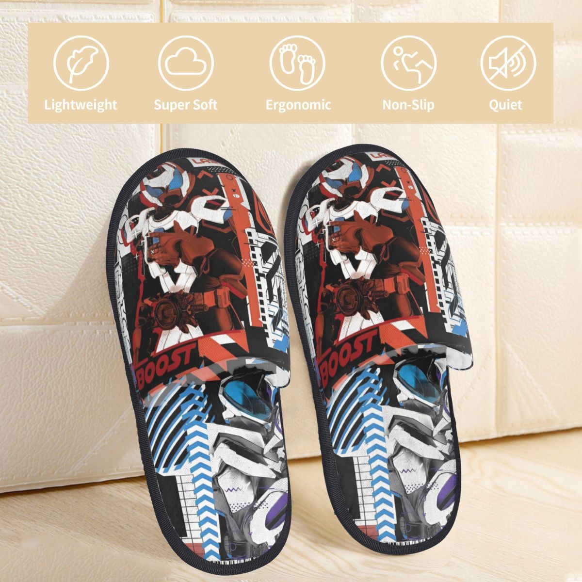 Winter Home Cotton Slippers Ka - Anime Cosplay Kamen Rider 评论和价格