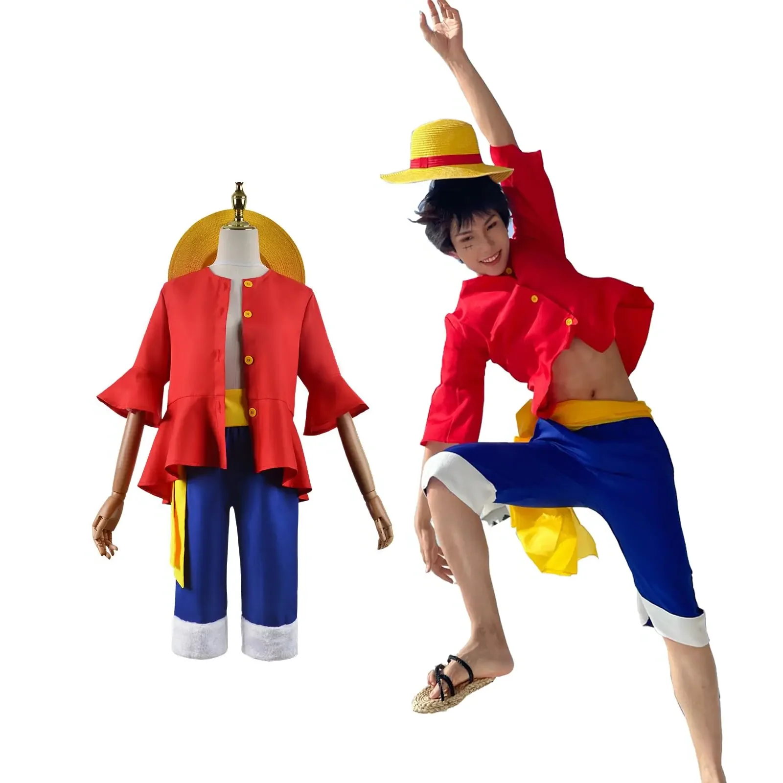 Anime Monkey D Luffy Cosplay C - Anime Cosplay Pics 评论和价格