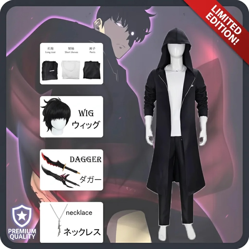 COSSung Jinwoo Solo Leveling C - Cosplay Anime Solo 评论和价格